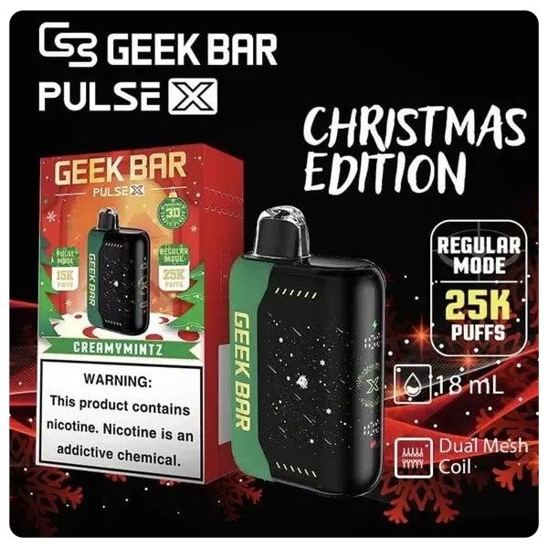 拋棄式電子煙 Geek Bar Pulse X 小火箭25000口 日期新鮮 10/06